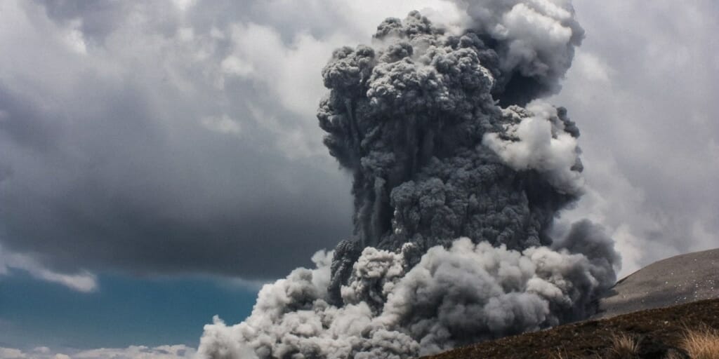 Volcanic orgasm cum