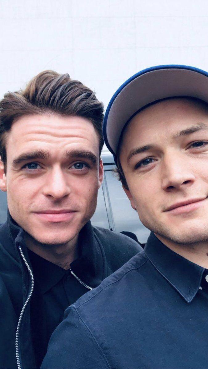 Richard Madden and Taron Egerton